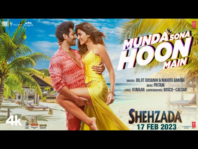 Munda Sona Hoon Main Song Lyric - Shehzada Film - LyricalVenue